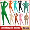 Cosplay nytt barn vuxen lycra öppet öga hela kroppen zentai kostym custome back dragkedja andra hud tight halloween långa ärmar cosplay jumpsuit