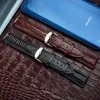 Watch Bands 12mm 14mm 16mm 18mm 20mm 22mm 24mm Universal Replacement Lizard Texture Leather Strap Men Women Fashion Watchband