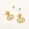 클래식 브랜드 편지 Dangle Earring Luxury Earring Designer Jewelry Women Accessories Jewelry Lovers Gift