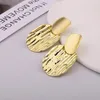 Pendientes Colgantes Mujer Marroquí Cadena de Color Dorado Azul Forma Cuadrada Diseño de Piedra Accesorios Diarios de Boda Regalos de Fiesta