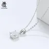Orsa Jewels 925 Sterling Silver Women Nglaces 12 Month Month Luckystone CZ Zircon Netlace for Girls SN118219R