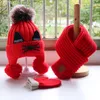 Kinder Winter Strickmütze Schal Handschuh Sets Mode Warm Halten Dicke Weiche Schals Set Weihnachten Bekleidung Zubehör