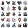 50 PCS Realistic Witch Stickers For Skateboard Car Fridge Helmet Ipad Bicycle Phone Motorcycle PS4 Book Pvc DIY Decals Toys Decor