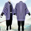 Cosplay Iguro Obanai Cosplay Custume Anime Demon Slayer Kimetsu No Yaiba vêtements Kimono cape blanc serpent perruque fête Halloween adultes enfants