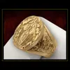 Vintege Punk Fashion Rings for Men Rock jungfru Mary Handmönster Memento Character Design Gold Color Retro Ring 03T754233S