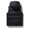 Men's Vests Men Black Gold Down Vest Jacket Winter Warm Waterproof Sleeveless Autumn Casual Windproof Thicken Waistcoat Brand Man 231020