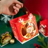 Geschenkpapier LBSISI Life 12 Stück Weihnachtsgeschenkboxen für Süßigkeiten, Nougat, Verpackung, Weihnachtsmann, Kinder, Schneemann, Gastgeschenk, Jahr, Party-Dekoration 231020