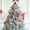 Décorations de Noël 12/16 pièces/ensemble décoration pendentif arbre de Noël bonbons pain d'épices décoration de fête de Noël pour hommes bonne année 2024 x1020