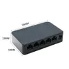 Hub di rete Switch di rete Mini 5 porte Ethernet 1000Mbps 100Mbps Gigabit Switcher intelligente ad alte prestazioni Hub RJ45 Internet Iniettore 231019