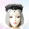 Bandanas Creative Veil Hair Accessories Vintage for Woman Bride Home Costume Party Dancing