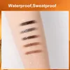 Eyebrow Enhancers 12pcs Eyebrow Pencil Cosmetic Draw Line Pen Eyeshadow Natural Long-Lasting Tattoo Tint Waterproof Eye Brow Makeup Set Beauty 231020