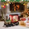 クリスマスの装飾雪グローブクリスマスデコレーションバッテリー操作雪の照明付き列車の装飾屋内と屋外の装飾リビングルームx1020