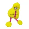 36cm/14inch Decompression Toy Muppets Animal muppet hand puppets toys plush ostrich Marionette doll for baby 5 colors C5569