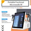 Uitstekende RF Microneedle Huidverstrakking Gezicht Lifting Rimpel Eliminatie Acne Behandeling Anti-aging Schoonheid Machine met 4 Sondes