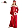 cosplay Eraspooky Red Renaissance Medieval Quee Dress Sexy Halloween Costume for Women Lady Vintage Royal Long Dresses Ball Gowncosplay