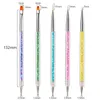 Outils de maquillage 5pcs Nails Art Dotting Pen Acrylique Dessin Liner Brosse Strass Gems Picker UV Gel Peinture Manucure Accessoires 231020