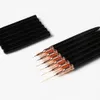 Ferramentas de maquiagem Lootaan 579111520mm 6 Pcs Nail Art Liner Brush Set Francês Stripe Linha Pintura Caneta Flor UV Gel Pincéis Manicure 231020