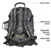 Outdoortassen 60L Militaire tactische rugzak Leger Molle Assault-rugzak 3P Outdoor Reizen Wandelrugzakken Kamperen Jagen Klimtassen 231019