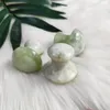 Endite de jade Guasha Guasha Board Natural Xiuyan Stone Gua Sha Massage outil Scraper traditionnel pour le visage de soulèvement des yeux faciaux