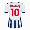 WEST Bromwich 23 24 Jerseys de futebol MOLUMBY DIANGANA DIKE BRUNT ASANTE Albion Camisa de futebol 2023 2024 Home Away terceiro GRANT WALLACE PHILLIPS Homens Kit Kit Uniformes