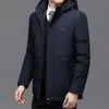 Piumino da uomo Parka da uomo caldo cappotto invernale addensato in pile con cerniera giacche da uomo Plus Size giacca impermeabile con cappuccio Parka vestiti 231020