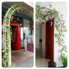 Dekorativa blommor 190 cm Fake Ivy Wisteria Artificial Plant Vine Garland för Arch Baby Shower Floral Decor Room Garden Decorations