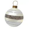 파티 모자 60cm 크리스마스 팽창 식 장식 공 크리스마스 구 야외 PVC 크리스마스 장식 장난감 공 Navidad Tree Decorations 231020