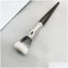 Makeup Brushes Ebony Wood Medium Stippling Brush - Soft 100% Natural Goat Hair Powder Blush Highlight Beauty Cosmetics Tools Drop De Dhdbc