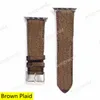 Designer Watch Band Cell Phone Smart Watches for iwatch 38mm 40mm 41mm 42mm 44mm 45mm 49mm Leather Print Letters Watch strap with Samsung 20mm 22mm