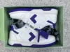 디자이너 농구화 OW Purple White Man Woman Unisex Outdoor Sports Shoes Sneakers Fast Delivery Box