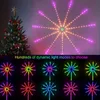 Décorations de Noël Smart RGB Feu d'artifice Lampe de nuit à distance DIY LED Light Strip Music Sync Magic Color Ambient 2023 Lights Home Decor 231019