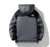 Pufferjacke Winterjacke Pufferjacke Frauen Herren Kapuze Parkas Buchstaben Druck Paar Kleidung Windbrecher Dicke Mantel