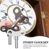 Wall Clocks 2 Pcs Alarm Watch Clock Key Winding Keys Floor Convenient Machine Practical Winders Sturdy