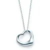 디자이너 ISM 클래식 인기있는 S Sterling Sier Love Collection Pop Collarbone Diamond Necklace 발렌타인 데이 선물 상자