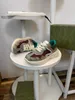 Lyxskor för baby dubbel bokstav barn sneakers box Förpackning Storlek 26-35 Multi Color Stitching Child Casual Shoes Oct15