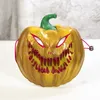 1pc Men's Halloween Pumpkin Ghost Head Horror Mask, Cold Light Special Mask PVC Funny Festival Mask