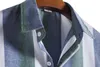 Camicie casual da uomo Camicia oversize con strisce Abiti estivi per uomo Abbigliamento Uomo lavoro e camicette Cardigan Stile coreano Hawaii Top