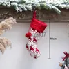 クリスマス装飾クリスマスソックスクリスマスデコレーションサンタクロース雪だるまエルクインベントリキャンディギフトバッグXmastereペンダントデコレーションx1020