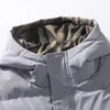 Męskie Parkas 2023 Zimowa męska kurtka ciepła zagęszcza wiatrowoodporna moda Wodoodporna puffer bawełniana kurtki dla dużych 231020