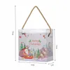 Gift Wrap 5st Christmas Gift Box Transparenta Portable Boxes Nougat Candy Chocolate Food Packaging Box Year Xmas Party Decorations 231020