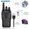Walkie Talkie 2pcs Baofeng BF 888S 5W 16 Chs 400 470MHz UHF FM Transceiver 6m Two Way Radio Comunicador For Outdoor Hiking 231019