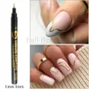 Nail Polish Metallic Gold Waterproof Marker Pen For Design Graffiti Drawing Pencil Lines Painting Gel Manicure Tools GL704 231020