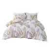 Ensembles de literie Style moderne imprimé doré, ensemble de housse de couette doux et confortable, simple, Double, King, couette et 2 taies d'oreiller, 231020