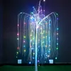 Christmas Decorations 121521M RGB Lighted Willow Tree Decoration 18 Color Timer Remote Artificial String Fairy Light 231019