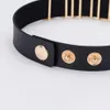 Chokers Harleen Quinzel Cosplay Ketting Legering Puddin Letter Leer Verstelbare Choker Kettingen Accessoires Sieraden Rekwisieten 231019