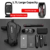 Panniers Bags ROCKBROS Bicycle Bag Waterproof Touch Screen Cycling Bag Top Front Tube Frame MTB Road Bike Bag 6.5 Phone Case Bike Accessories 231020