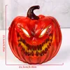 1pc Halloween-pompoengeesthoofd-horrormasker voor heren, koud licht speciaal masker PVC grappig festivalmasker
