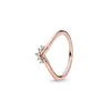 925 Sterling Silver Pan Ring Rose Gold Inspiration Within Ring for Women Wedding Party Fashion Jewelry