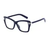 Solglasögon damer fyrkantiga kvinnor 2023 designer vintage kattögon solglasögon för kvinnlig cateye solglasögon