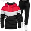 Herrspåriga Korea Oudoor Racing Men /Women Luxury Sweatshirt+Jogger Set Warm Tracksuit Windproect Sports Suit For Male Skiing Wool Jacket T231019